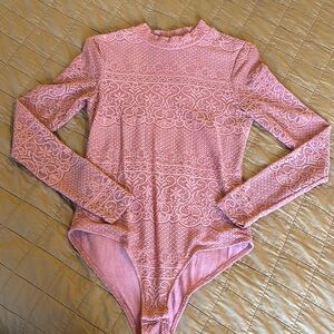 Blush/Lace BodySuit 🩷